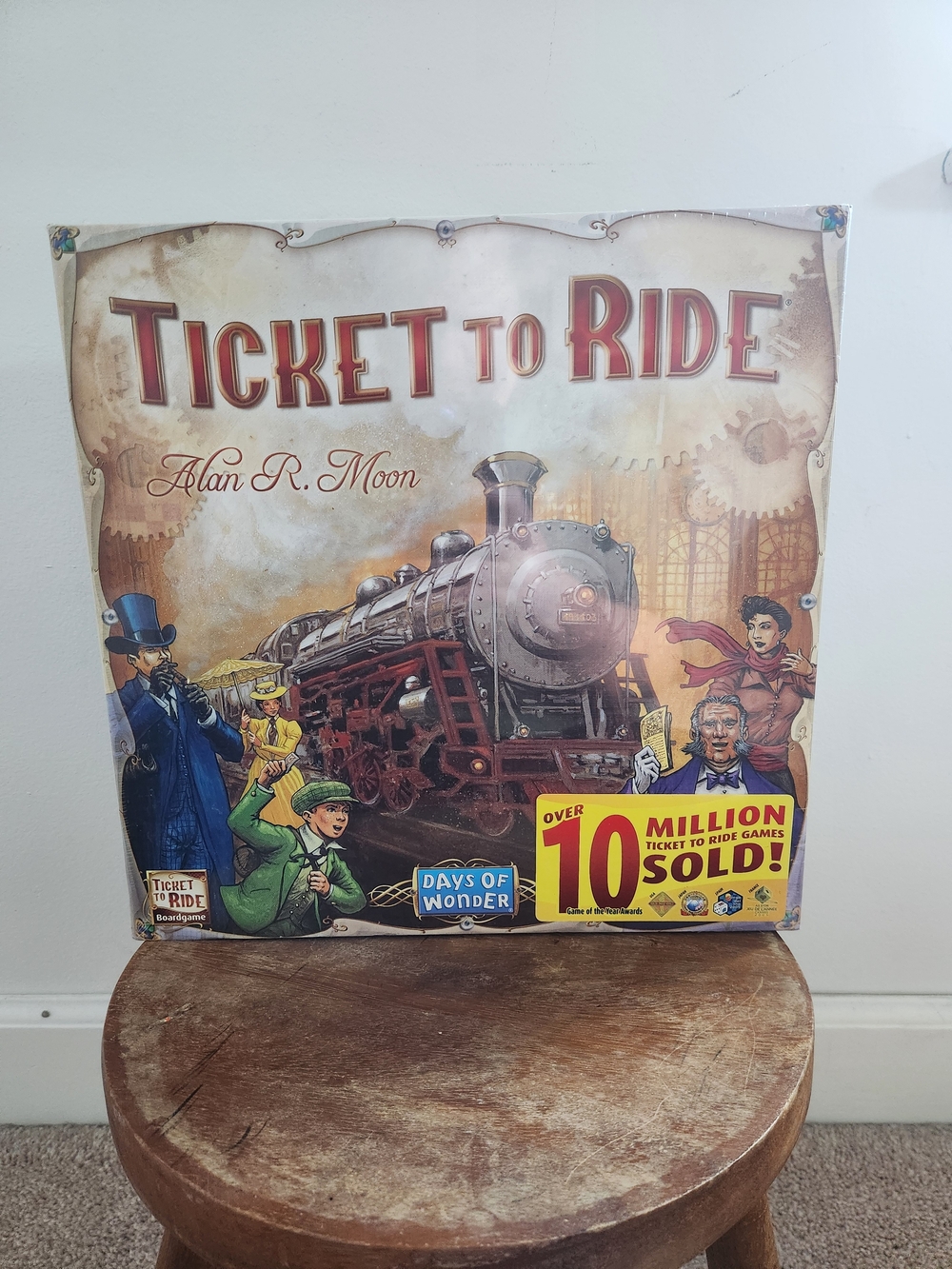 Ticket to Ride Board Game by Days of Wonder New (Some Tearing In Plastic)